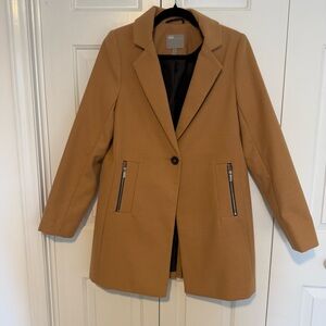 ASOS DESIGN Boyfriend Coat with zip pocket - US 6. NWOT